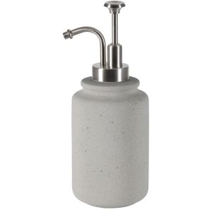 spirella Seifenspender Cement Durchmesser 8 cm grau spirella Seifenspender Cement Durchmesser 8 cm grau