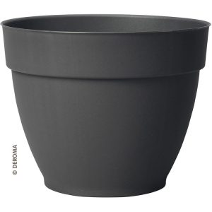 Pflanztopf Ninfea R 26 cm anthrazit