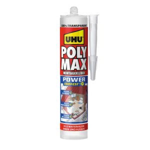 UHU Montagekleber Poly Max Power transparent 300 g UHU Montagekleber Poly Max Power transparent 300 g