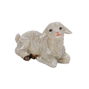 Deko-Schaf liegend 12 x 6,5 x 7,5 cm creme Deko-Schaf liegend 12 x 6,5 x 7,5 cm creme
