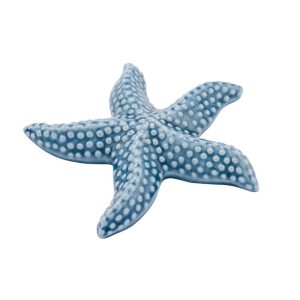 Keramik-Seestern 10 x 2 x 10 cm blau Keramik-Seestern 10 x 2 x 10 cm blau
