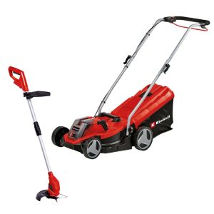 Einhell Akku-Rasenmäh-Set GE-CM 18/33 Li – Kit 4-teilig Einhell Akku-Rasenmäh-Set GE-CM 18/33 Li – Kit 4-teilig