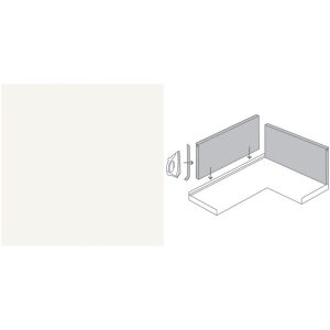 Getaelements Rückwand-System-Set MFCuni weiß Getaelements Rückwand-System-Set MFCuni weiß