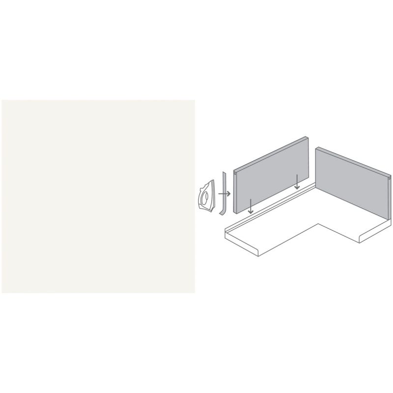 Getaelements Rückwand-System-Set MFCuni weiß