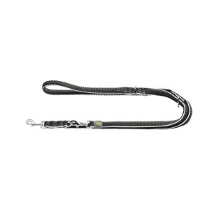 Hunter  Verstellbare Führleine Hilo anthrazit 20 mm / 200 cm