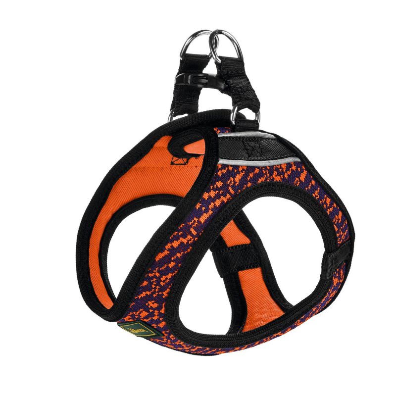 Hunter Geschirr Hilo Soft Comfort orange/blau S