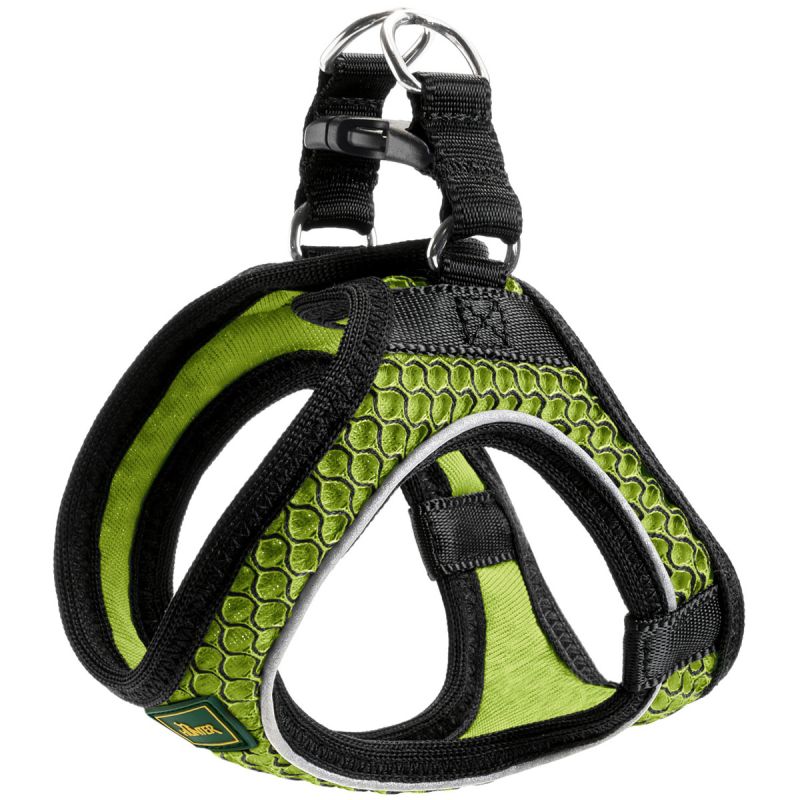 Hunter Hundegeschirr Hilo Comfort limette Größe M-L