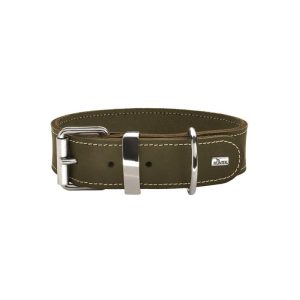 Hunter  Halsband Aalborg Special olivgrün Softvollrindleder