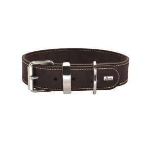 Hunter  Halsband Aalborg Special dunkelbraun Softvollrindleder