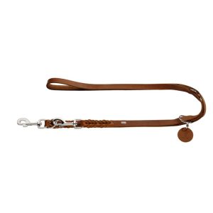 Hunter Verstellbare Führleine Solid Education cognac 13 mm/250 cm Hunter Verstellbare Führleine Solid Education cognac 13 mm/250 cm