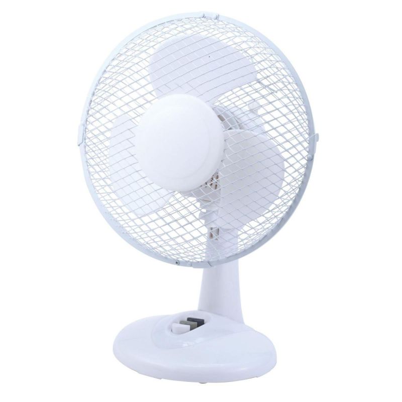 Flector Technik Tischventilator Jupiter Durchmesser 23 cm weiß