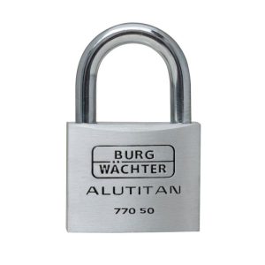 Burg Wächter Zylinder-Vorhängeschloss 770 79,4 50 x 79,4 x 17 mm aluminium