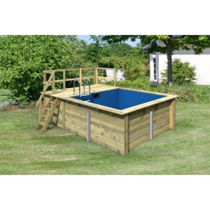 Karibu Pool Größe 1 44 mm inkl Terrasse Karibu Pool Größe 1 44 mm inkl Terrasse