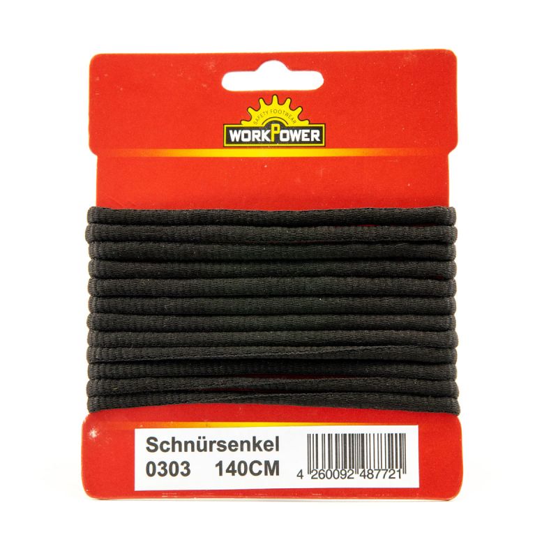 WorkPower Schnürsenkel schwarz 140 cm