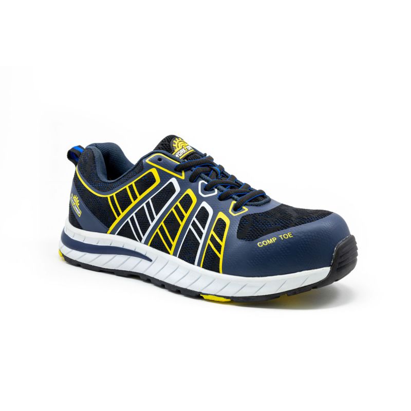 WorkPower Sicherheitshalbschuh Gila S1P blau Größe 41