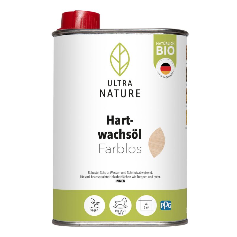 Ultra Nature Hartwachsöl Farblos 0.25 L