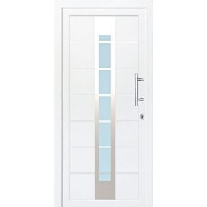 Haustür Kunststoff T84 weiß 100 x 210 cm Anschlag rechts Haustür Kunststoff T84 weiß 100 x 210 cm Anschlag rechts