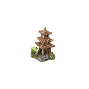 Aqua Ornaments Asiatischer Tempel mit Pflanzen 10 x 9 x 14,5 cm Aqua Ornaments Asiatischer Tempel mit Pflanzen 10 x 9 x 14,5 cm