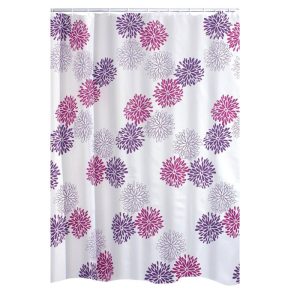 Ridder Duschvorhang Textil Sandra ca 180 x 200 cm lila Ridder Duschvorhang Textil Sandra ca 180 x 200 cm lila