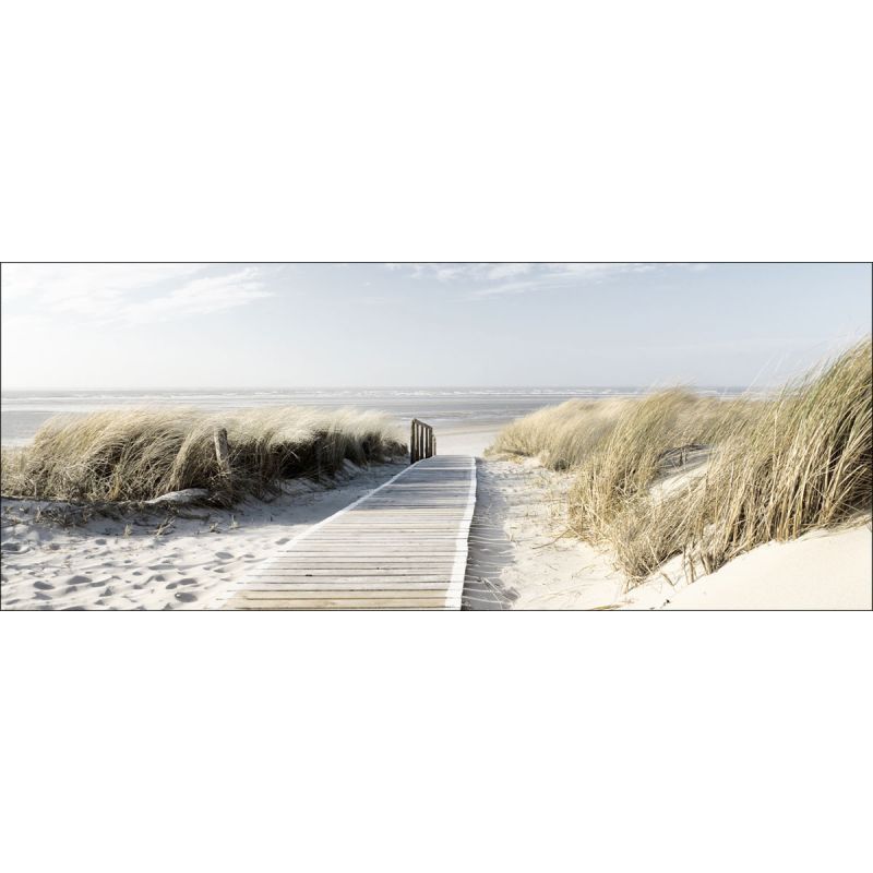 Glas-Art Seeblick III 50 x 125 cm Glasbild