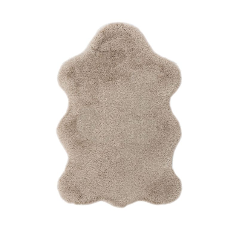 Kunstfell Amira taupe 55 x 80 cm
