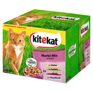 Kitekat Portionsbeutel Multipack Markt – Mix in Gelee 24 x 100g Kitekat Portionsbeutel Multipack Markt – Mix in Gelee 24 x 100g