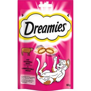 Katzensnack Dreamies mit Rind 60 g Katzensnack Dreamies mit Rind 60 g