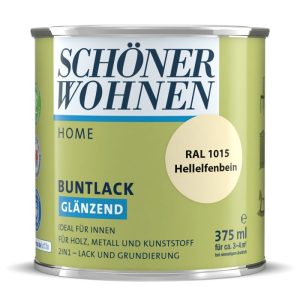 Schöner Wohnen Farbe Buntlack Home hellelfenbein glänzend 375 ml Schöner Wohnen Farbe Buntlack Home hellelfenbein glänzend 375 ml