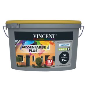 Vincent Fassadenfarbe Außenfarbe Plus Mix It 5 l Vincent Fassadenfarbe Außenfarbe Plus Mix It 5 l