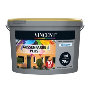Vincent Fassadenfarbe Außenfarbe Plus Mix It 10 l Vincent Fassadenfarbe Außenfarbe Plus Mix It 10 l