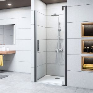 Breuer Drehtür Europa Design für Nische Anschlag rechts schwarz matt Intima 1000 mm Breuer Drehtür Europa Design für Nische Anschlag rechts schwarz matt Intima 1000 mm