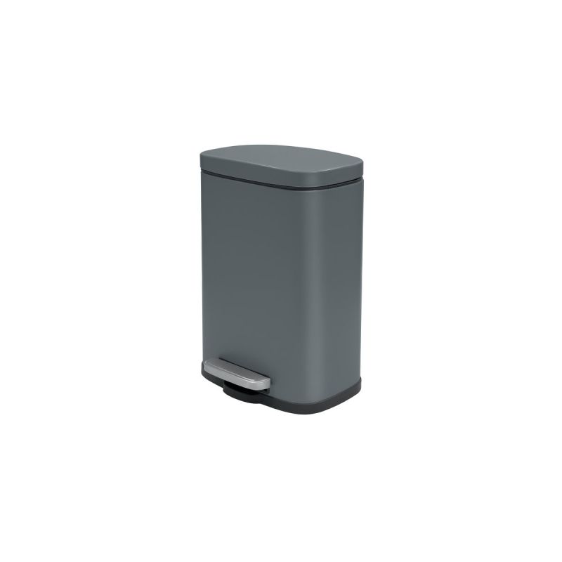 Treteimer AKIRA matt-grey 5 L