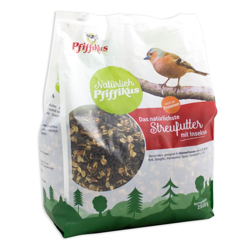 Pfiffikus  Natürlich Streufutter 2,5 kg mit Insekten