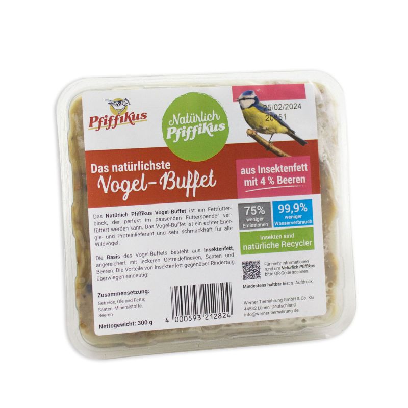 Pfiffikus  Natürlich Vogelbuffet 0,3 kg mit Beeren