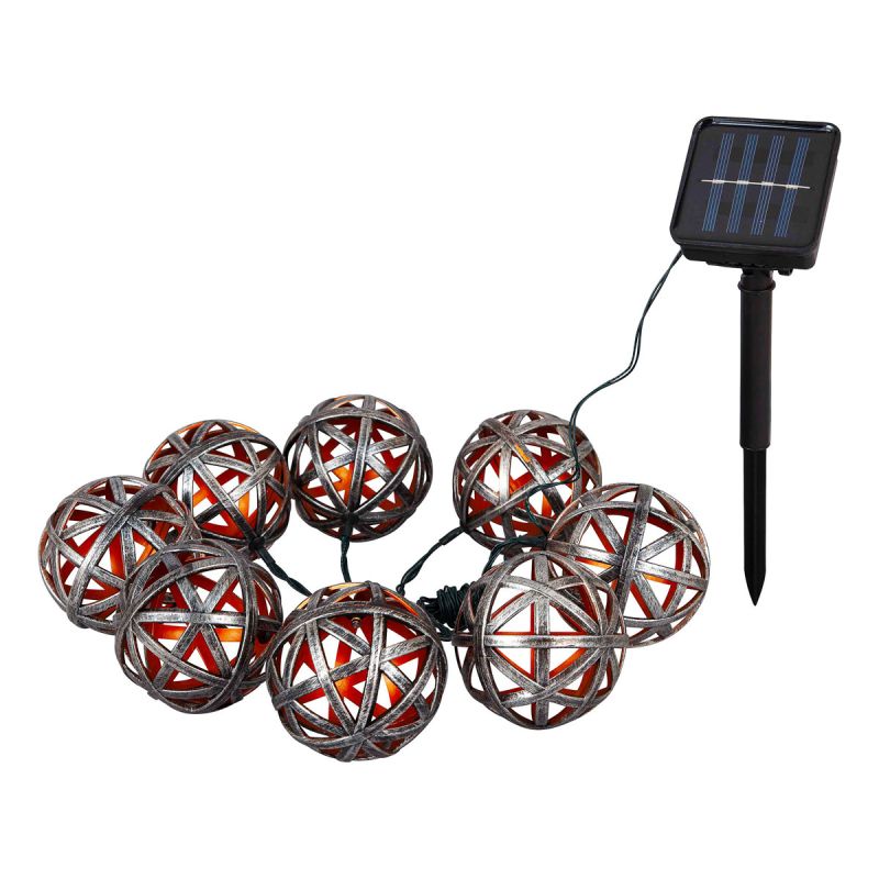 Flector Garten LED Solar Lichterkette Glow 4,1m