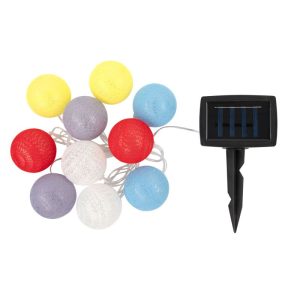 Flector LED-Solar-Lichterkette Cotton inkl 10 Kugeln 200 cm Flector LED-Solar-Lichterkette Cotton inkl 10 Kugeln 200 cm
