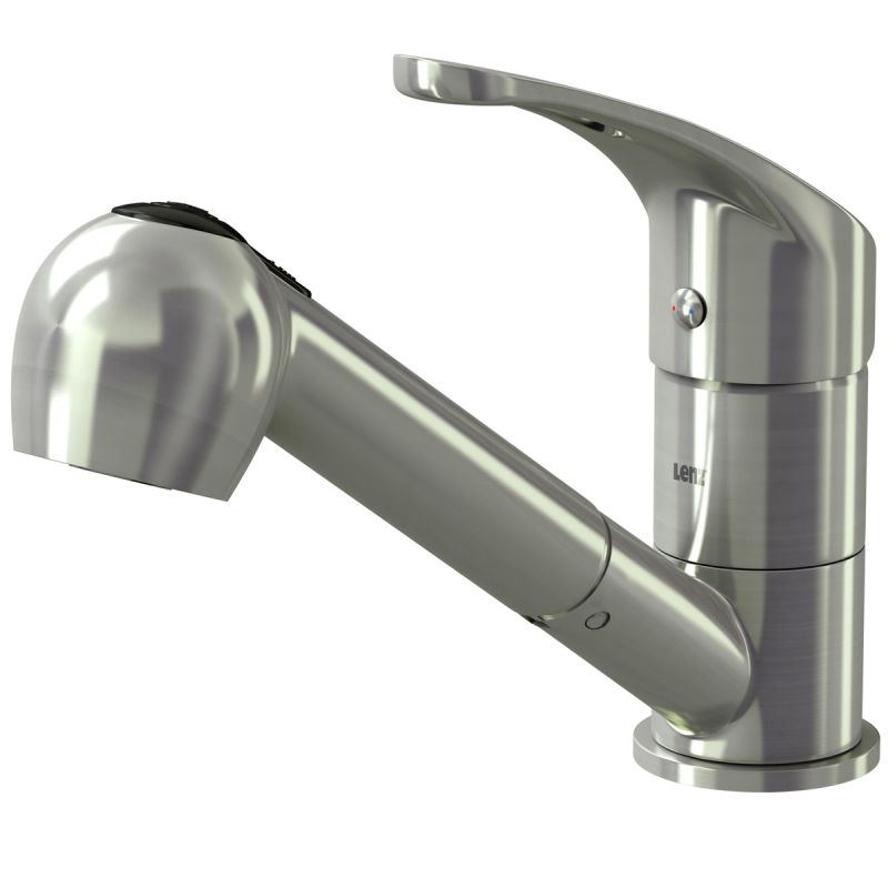 Lenz Küchenarmatur KELA mit Handbrause nickel-matt