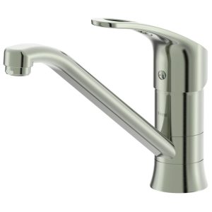 Lenz Küchenarmatur KELA mit Handbrause Niederdruck nickel-matt Lenz Küchenarmatur KELA mit Handbrause Niederdruck nickel-matt