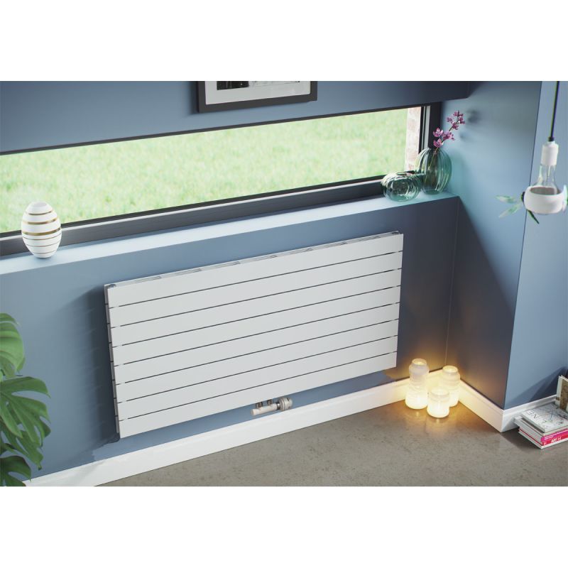 Ximax Raumheizkörper P1 Duplex Slimline Deluxe 595 x 1000 mm 934 Watt Mittenanschluss Weiß