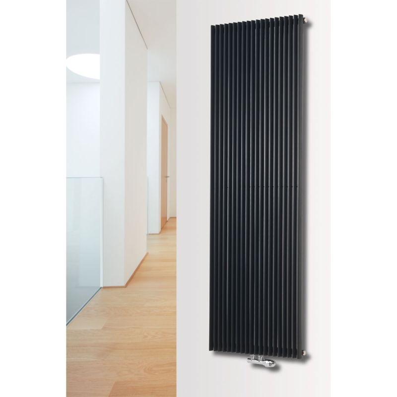 Ximax Raumheizkörper Triton 1800 x 450 mm 1080 Watt Mittenanschluss Anthrazit