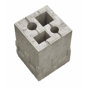 Zaun-Fundament-Stein 19 x 19 x 25 cm Zaun-Fundament-Stein 19 x 19 x 25 cm
