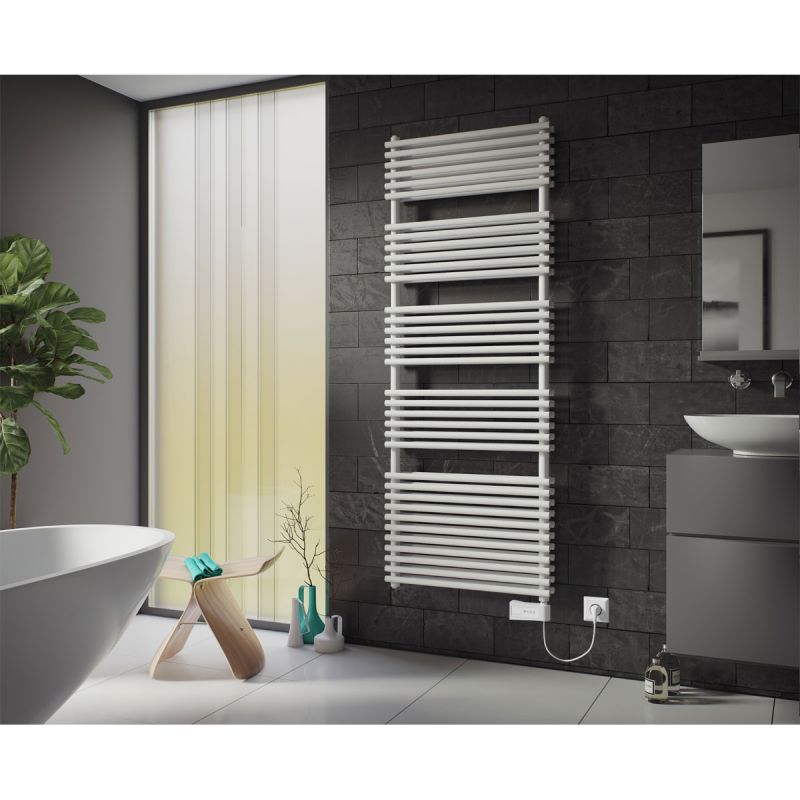 Ximax Elektrischer Handtuchwärmer Tec Duplex 1838 x 600 mm 600 Watt Typ 6 Weiß