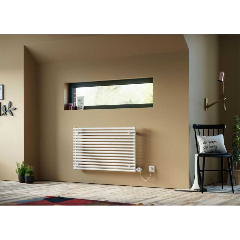Ximax Elektrischer Raumheizkörper Gamba 590 x 900 mm 600 Watt Typ H1 Weiß
