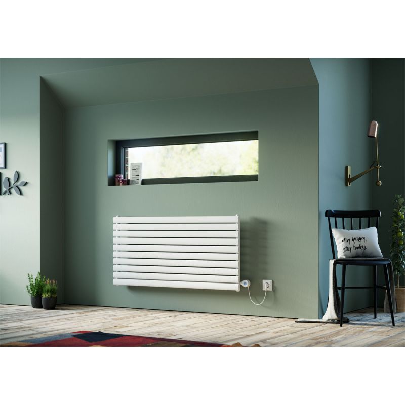 Ximax Elektrischer Raumheizkörper Fortuna 584 x 900 mm 600 Watt Typ H1 Weiß