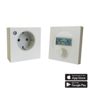 Ximax Heizkörper Zubehör Funk-Thermostat Steckdosen-Set für Infrarotheizungen Weiß Ximax Heizkörper Zubehör Funk-Thermostat Steckdosen-Set für Infrarotheizungen Weiß