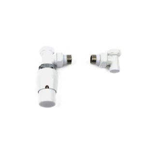 Ximax  Heizkörper Zubehör Thermostatset Elegant Durchgangs-Ausführung 15 mm Weiß