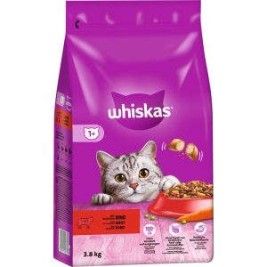 Whiskas Trockenfutter 1+ Rind 3,8 kg Whiskas Trockenfutter 1+ Rind 3,8 kg