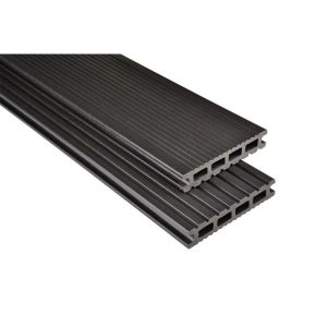 Kovalex WPC Terrassendiele Exklusiv graubraun mattiert 14,5 x 300 cm Kovalex WPC Terrassendiele Exklusiv graubraun mattiert 14,5 x 300 cm