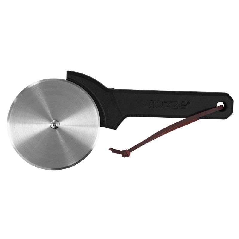 COZZE Pizzaschneider mit Softgriff 10 cm Schneidrad 1,5 mm dicker Stahl