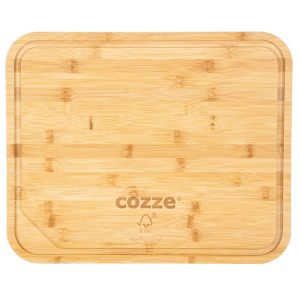 COZZE Pizzaschneidebrett Bambus 430 x 350 x 20 mm COZZE Pizzaschneidebrett Bambus 430 x 350 x 20 mm